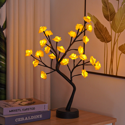 USB Rose Tree Lamp – Light Gift & Decor
